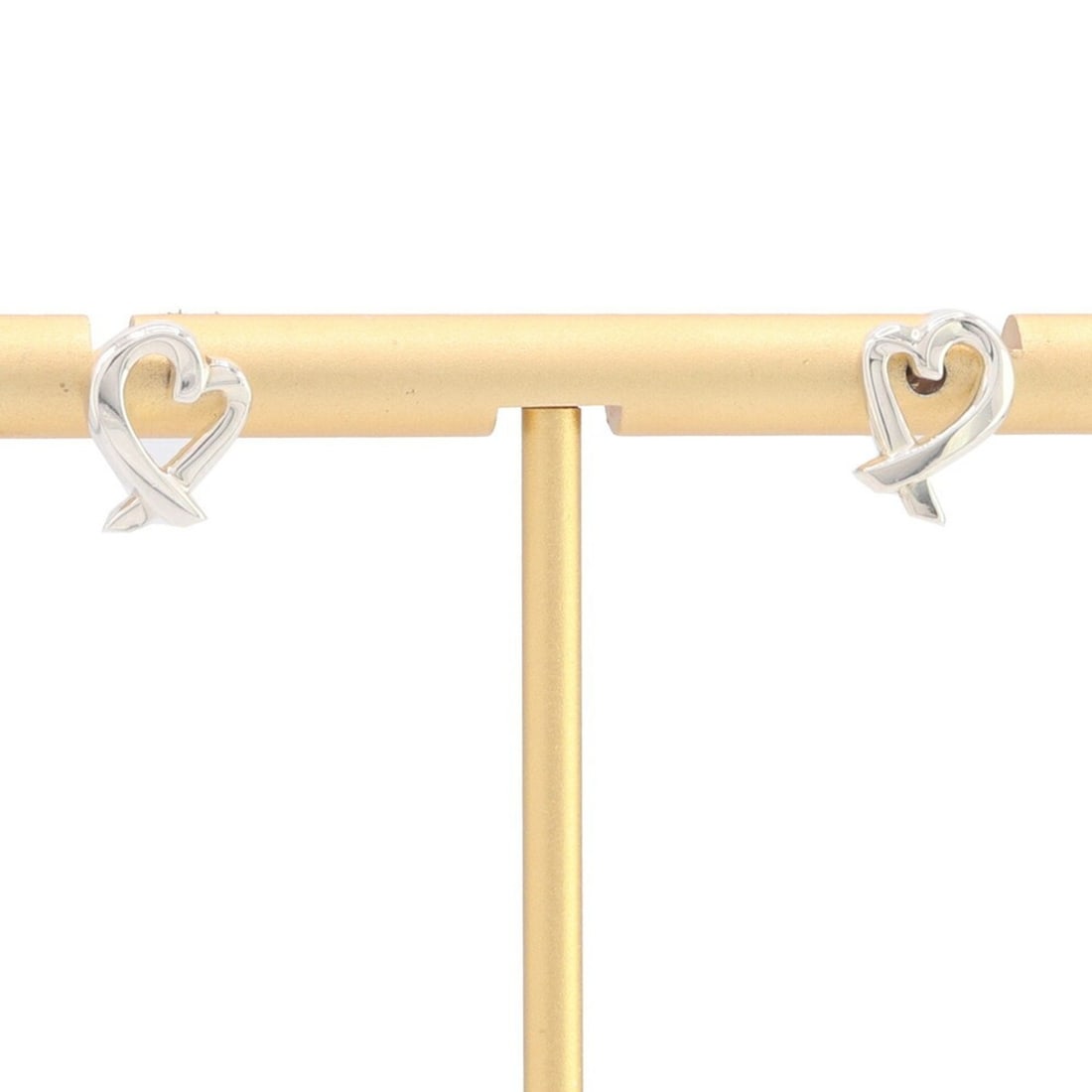 Tiffany & Co. Paloma Picasso Loving Heart earrings in sterling silver (925) for women. (1 of 8)