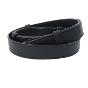 LOEWE Hammock Shoulder Strap, Black Leather, Replacement Strap for Bags, Anagram, Women's