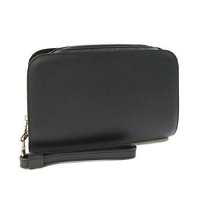 Louis Vuitton Taiga Baikal Second Bag M30182 Ardoise Clutch for Men LOUIS VUITTON