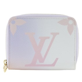 Louis Vuitton Spring in the City Monogram Sunrise Pastel Zippy Coin Purse M81388, Canvas, Purple,