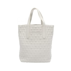 JIMMY CHOO SOFIA N/S Star Embossed Tote Bag, Leather, Women's, White