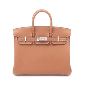 Hermes Birkin 25 Handbag, Leather Togo, Women's, Brown