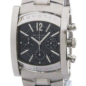 BVLGARI Assioma Chronoragph Steel Automatic Mens Watch AA48SCH Polished