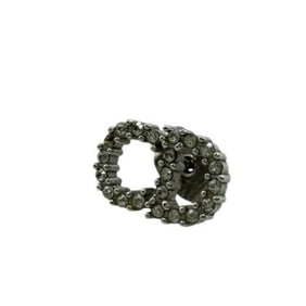 Christian Dior Clair D Lune earrings and rings, silver, for both ears