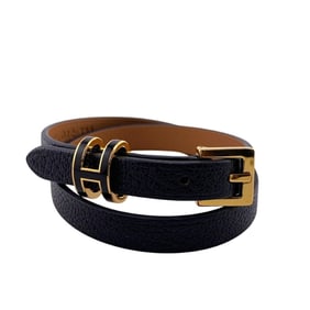 HERMES Double Tour Pop H Bangle 2024 Bracelet/Ankle Black Unisex