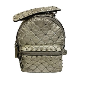 VALENTINO Studded Mini Backpack, Daypack, Silver