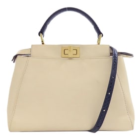 Fendi Peekaboo Mini Monster Handbag in Calfskin for Women