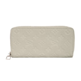 Louis Vuitton Zippy Wallet Vertical LV Round RFID Monogram Taurillon Mineral Gray M82597 Men's Long