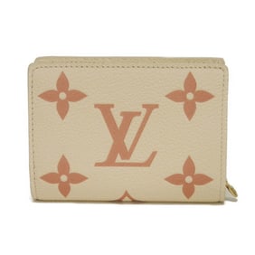 Louis Vuitton Portefeuille Crème Bifold Wallet, Rose Trianon, Two-Tone, RFID, Monogram, Empreinte,