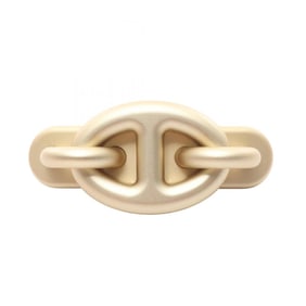 Hermes Hermès Chaine d'Ancre Trimaillon PM Barrette in Stainless Steel for Women, Gold
