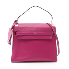 Valentino handbag, leather, women's, pink