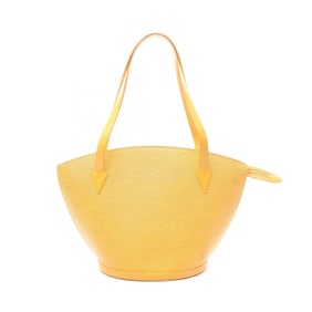 Louis Vuitton Saint-Jacques Shopping Shoulder Bag, Epi Leather, Yellow, Women's, M52269