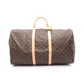 Louis Vuitton Keepall 60 Boston Bag, PVC-Coated Canvas and Leather, Monogram, Brown, Men's/Women's,