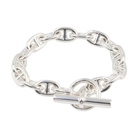 Hermes Hermès Chaine d'Ancre MM 16-link bracelet in 925 silver for men and women.