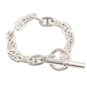 Hermes Hermès Chaine d'Ancre MM 15-link bracelet in 925 silver for men and women.