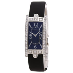 Harry Winston 330LQWL VD31 Avenue C Aventurine Watch, Limited Edition of 200 Pieces, 18K White Gold