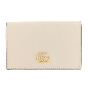 Gucci 474748 Double G GG Card Case in Calfskin/PVC for Women