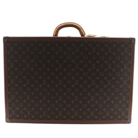 Louis Vuitton Alzer 65 Trunk M21227, Monogram Canvas, Brown, with Snap Lock, Unisex