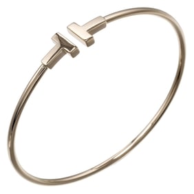 Tiffany & Co. T-wire bracelet, approximately 17.3cm wrist circumference, 18K pink gold, 8.8g.
