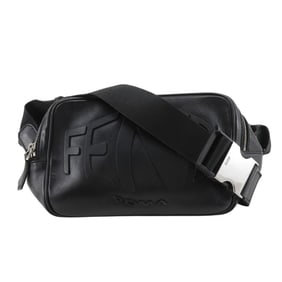 FENDI Fisheye Shoulder Bag 7VA526 in Black Calfskin, Unisex