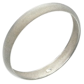 Tiffany & Co. Somerset Bangle, 925 Sterling Silver, approximately 22.6g