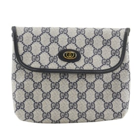 Gucci Collection Pouch, Old Interlocking G, 68.039.4494, GG Plus, Gray/Navy, Accessory Collection,