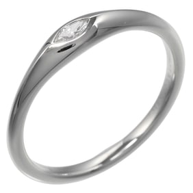 Tiffany & Co. Marquise Band Ring, size 16, Pt950 platinum with diamonds, approximately 4.18g.