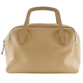 LOEWE A5 Women's Beige Embossed Leather Handbag