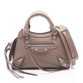 Balenciaga NEO CLASS CITY MINI Neo Classic City Mini Handbag, Leather, Women's, Brown