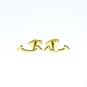 Tiffany Smile No Stone Yellow Gold (18K) Stud Earrings Gold