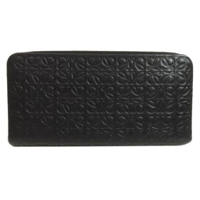LOEWE Anagram Embossed Long Wallet Leather Women's