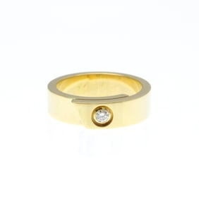 Cartier Anniversary Ring 1P Diamond Yellow Gold (18K) Fashion Diamond Band Ring Gold