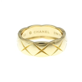 Chanel Coco Crush Ring Medium Size Yellow Gold (18K) Fashion No Stone Band Ring Gold