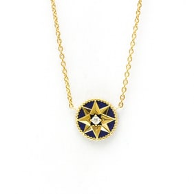Christian Dior Rose Des Vents Necklace With Lapis Lazuli Yellow Gold (18K) Diamond,Lapis Lazuli