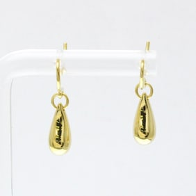 Tiffany Teardrop Earrings No Stone Yellow Gold (18K) Drop Earrings Gold