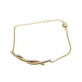 Cartier Entrelacé Bracelet Pink Gold (18K) No Stone Charm Bracelet Pink Gold