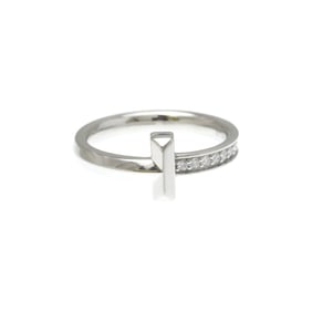 Tiffany T One Diamond Ring White Gold (18K) Fashion Diamond Band Ring Silver