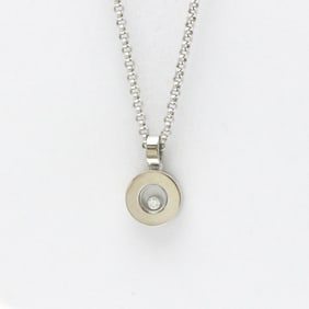 Chopard Happy Diamonds Necklace 79/3086 White Gold (18K) Diamond Men,Women Fashion Pendant Necklace