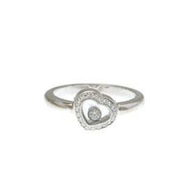 Chopard Happy Diamond Ring 82/6718 White Gold (18K) Fashion Diamond Band Ring Silver