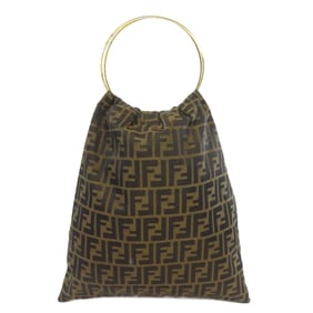 Fendi Zucca pattern canvas handbag for women FENDI