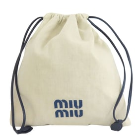 Miu Miu Miu Pouch Canvas Women's MIUMIU