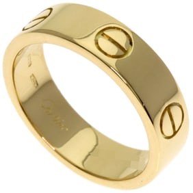 Cartier Love Ring #56 18K Yellow Gold Women's