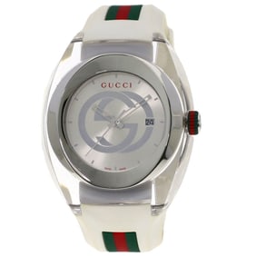 Gucci 137.1 SYNC Men's Watch in Stainless Steel and Rubber