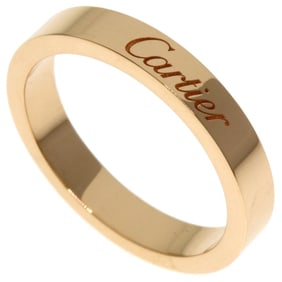 Cartier Flat Band #48 Ring, 18K Pink Gold, Women's