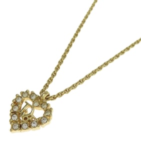 Christian Dior Heart Rhinestone Necklace for Women CHRISTIAN DIOR
