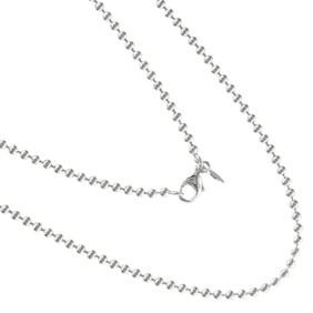 Tiffany & Co. necklace, 84cm ball chain, 925 silver, approximately 15.53g