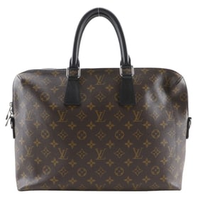 Louis Vuitton Porto Documents Jules Monogram Canvas Bag, PDJ M40868, 2013, Brown/Black, Double,