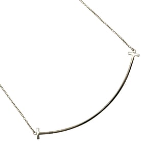 Tiffany & Co. T Smile Large Necklace, 18K Yellow Gold, Approx. 3.7g