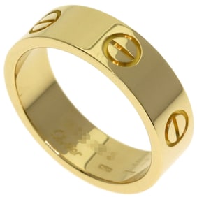 Cartier Love Ring #57 18K Yellow Gold Women's