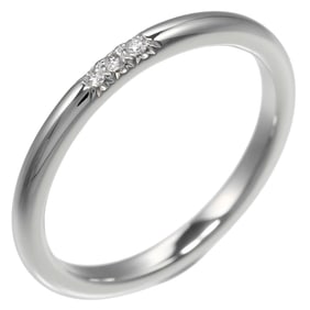 Tiffany & Co. Forever Wedding Classic Band, size 12, 2mm model, Pt950 platinum, 3 diamonds,